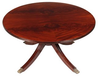 Blink Home Vintique 1950s Phyfe Style Mahogany Coffee Table One Kings Lane Most of our coffee tables have drawers for storing all of your odds and ends ranging from the 2 drawer pillar coffee table to the 12 drawer table with lift up section for storage. 1950s phyfe style mahogany coffee table
