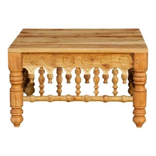 Bleached Spindle Gujarat Coffee Table De Cor On One Kings Lane Accuweather Shop