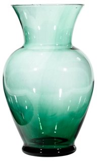 2 B Modern Tall Green Glass Vase One Kings Lane