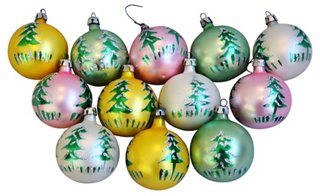 Mike Seratt Of The Prized Pig Fancy Christmas Ornaments W Box S