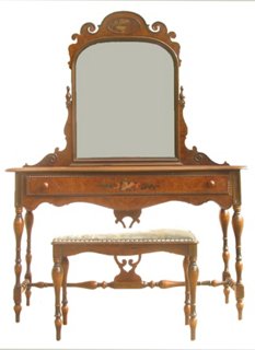 Chez Vous Berkey Gay Vanity Mirror Bench S 3 One Kings Lane Antique vanity table with mirror will give more value to your room and its one of the most popular antique furniture. berkey gay vanity mirror bench s 3