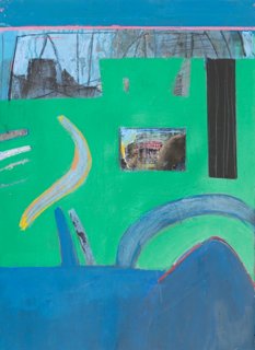 1980s Abstract Composition Mcnaught Fine Art Brands One