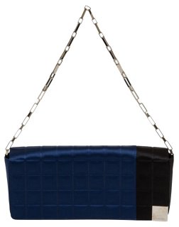 chanel clutch blue