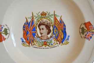 The Montecito Collection HM Queen Elizabeth II Coronation Dish One