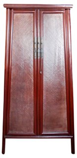 Rattan Door Armoire Furniture Vintage By Category Vintage