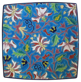 French Majolica Serving Plate Cake Stands Serveware Tabletop