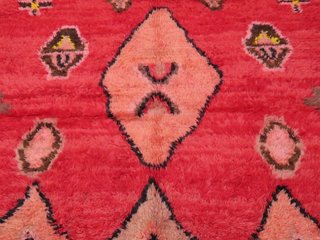 Habibi Imports Silky Red Vintage Boujad Moroccan Rug One Kings Lane