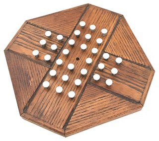 Wood Peg Jump Game Decorative Games Sporting Goods
